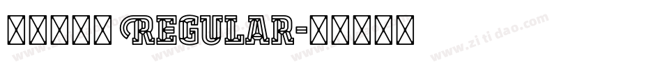 印品粗朗体 Regular字体转换